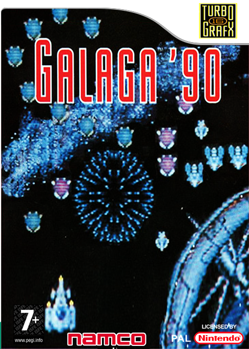 Galaga '90 — box-2D (EU)