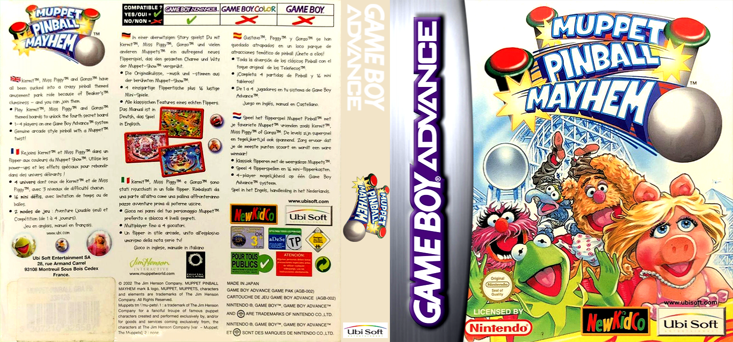 Muppet Pinball Mayhem — box-texture (EU)