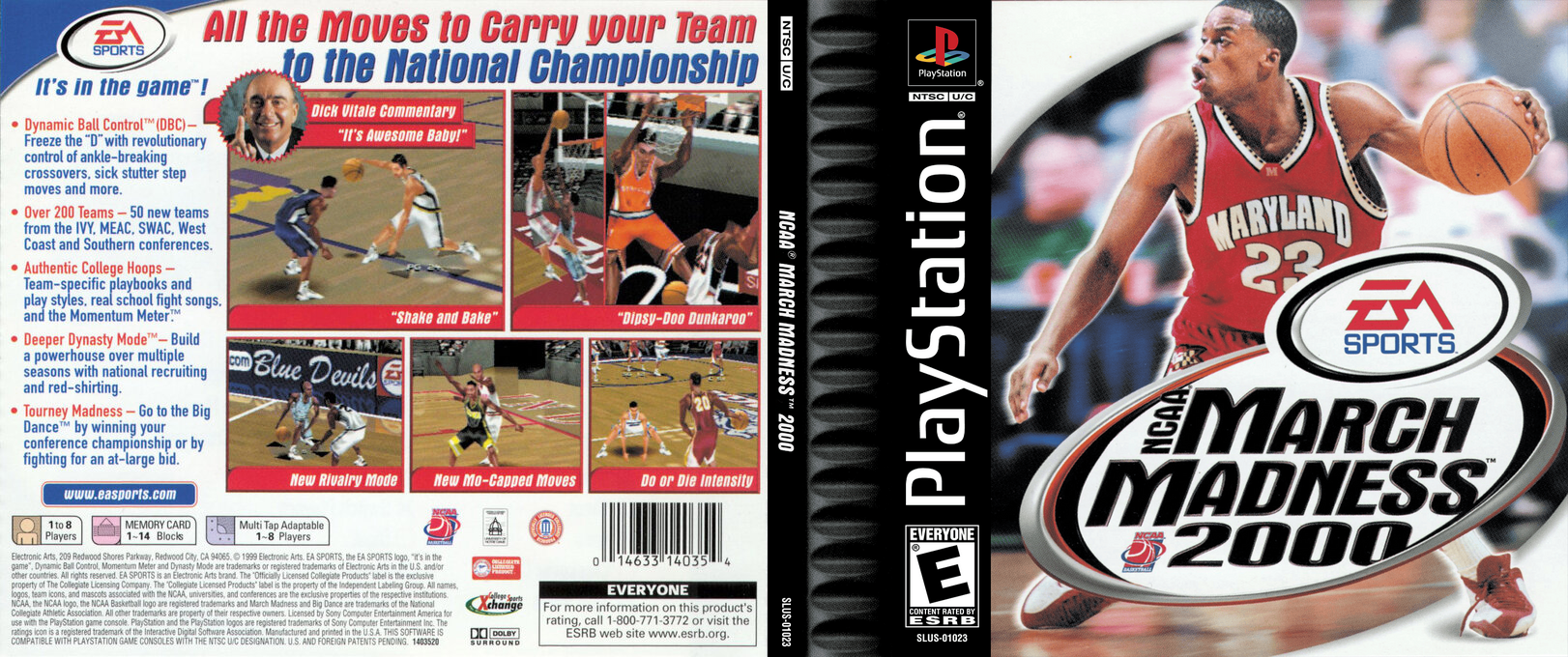 Ncaa March Madness 2000 — box-texture (US)