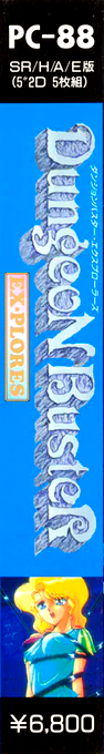Dungeon Buster — box-2D-side (JP)