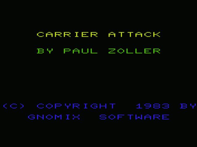 Carrier Attack — sstitle (WOR)