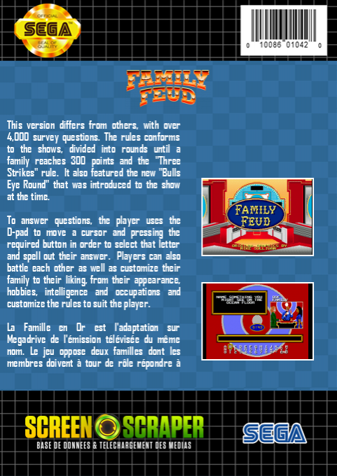 Family Feud — box-2D-back (SS)