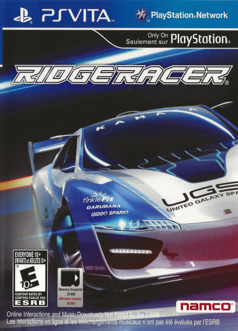 Ridge Racer box art