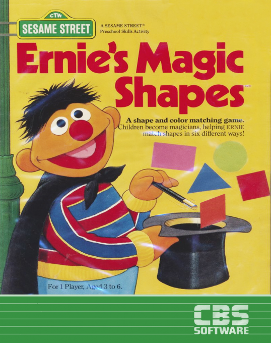 Ernie's Magic Shapes box art