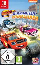 Blaze and the Monster Machines - Axle City Racers — box-2D (DE)