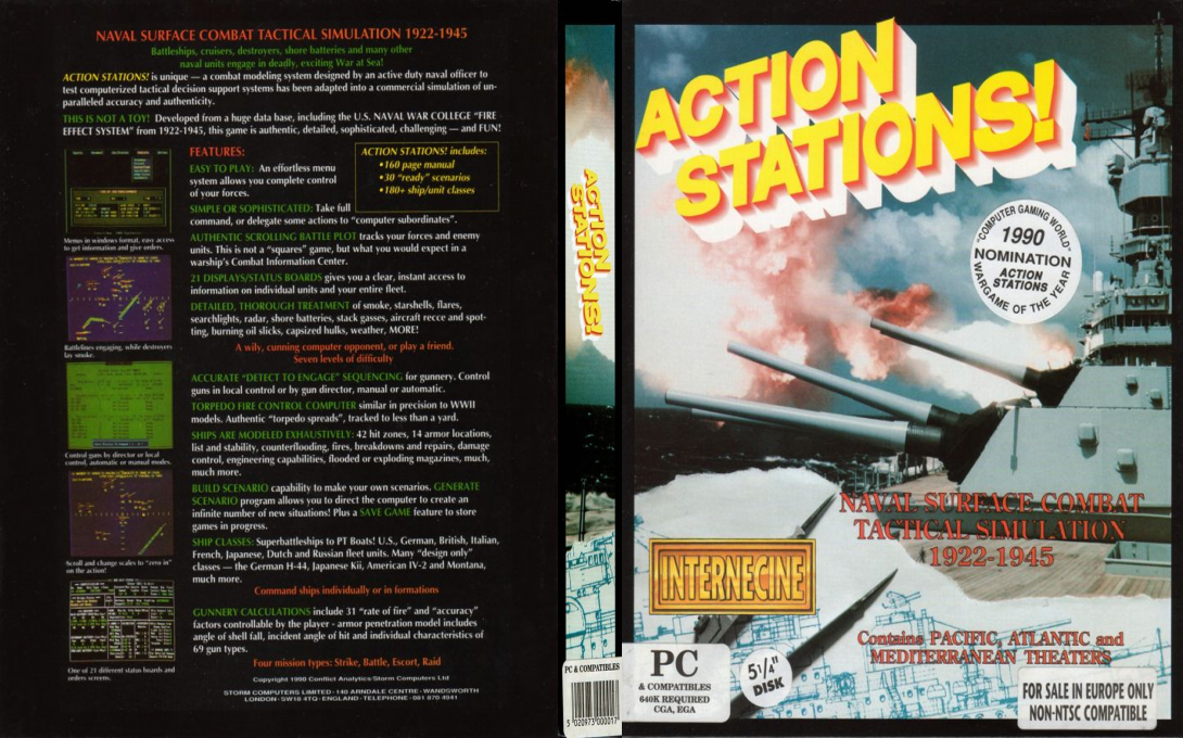 Action Stations! — box-texture (EU)