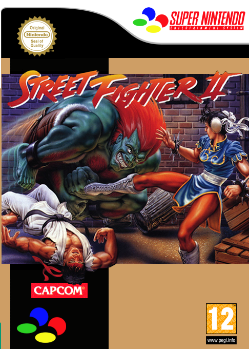 Street Fighter II : The World Warrior — box-2D (EU)