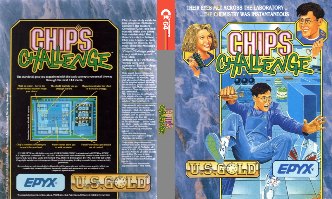Chip's Challenge — box-texture (EU)