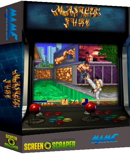Master's Fury — box-3D (SS)