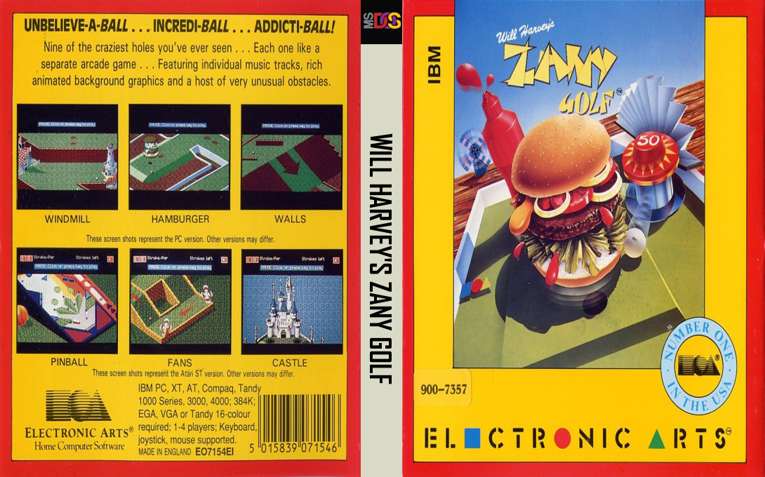 Will Harvey's Zany Golf — box-texture (EU)