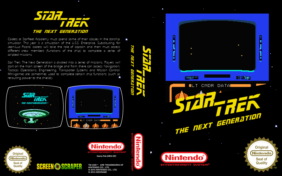 Star Trek - The Next Generation — box-texture (SS)