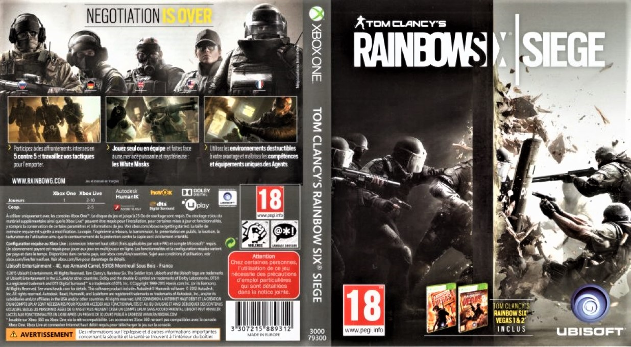 Tom Clancy's Rainbow Six: Siege — box-texture (EU)