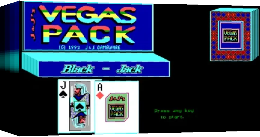 J And J's Vegas Pack : Black-jack — box-3D (WOR)