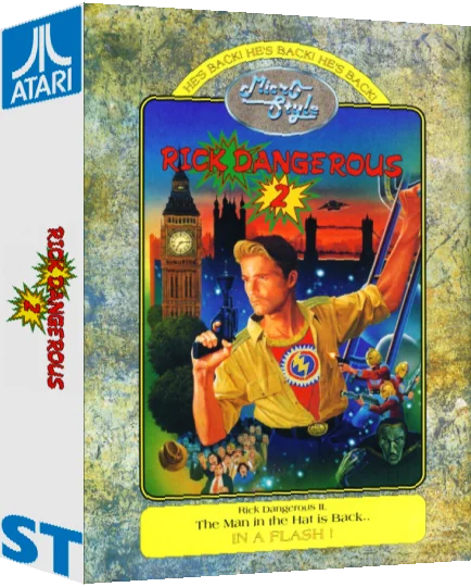Rick Dangerous 2 — box-3D (EU)