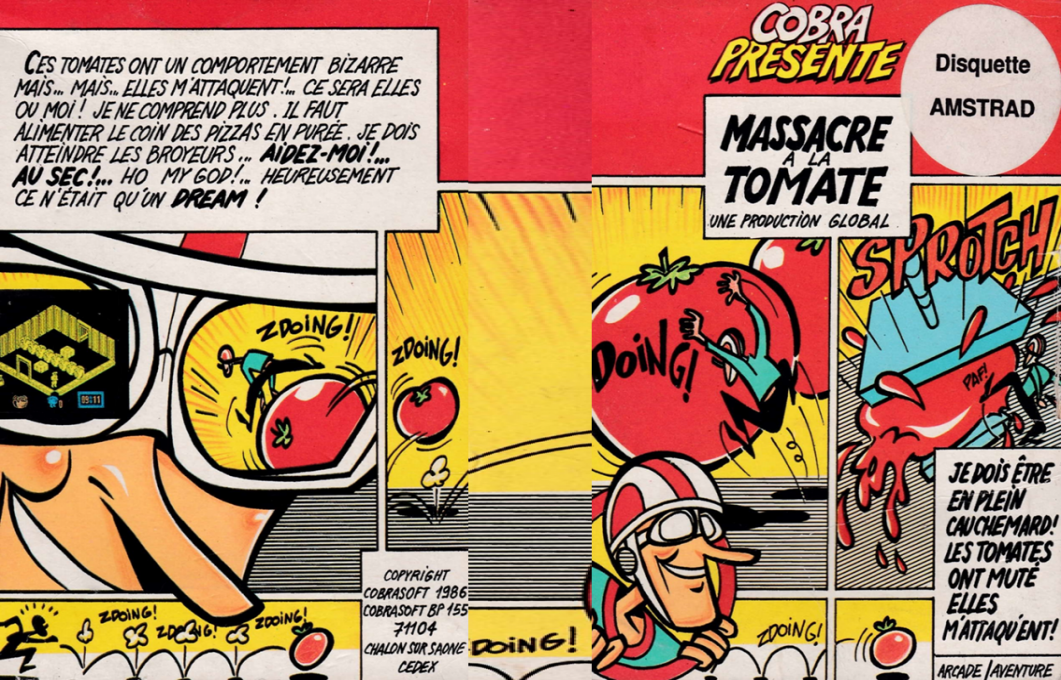 Attack Of The Killer Tomatoes — box-texture (FR)