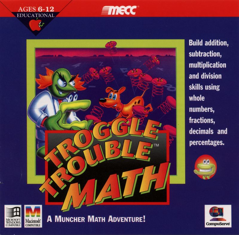Troggle Trouble Math box art