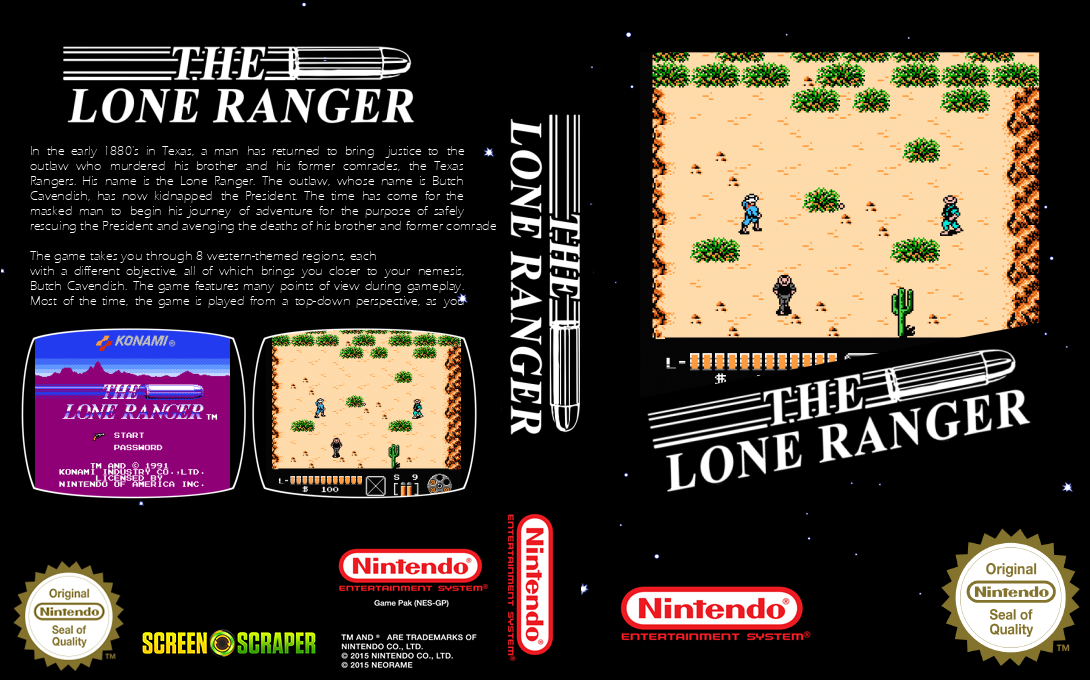 Lone Ranger, The — box-texture (SS)