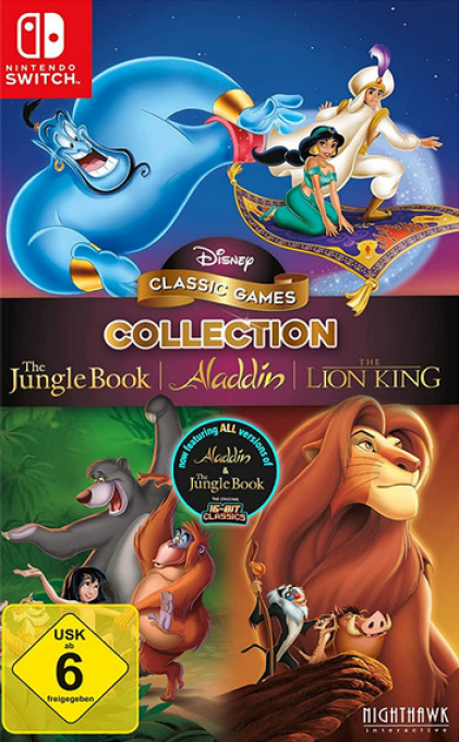 Disney Classic Games Collection - The Jungle Book, Aladdin and The Lion King — box-2D (DE)