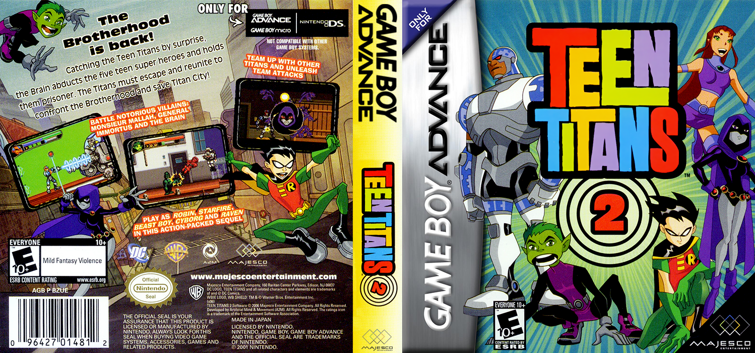 Teen Titans 2 — box-texture (US)