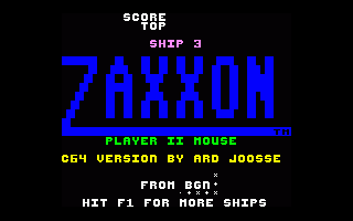 Zaxxon — sstitle (WOR)