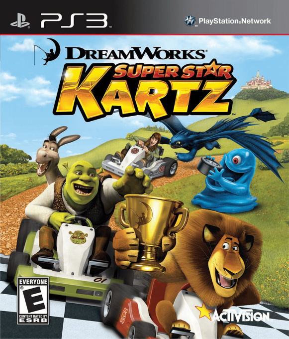 DreamWorks Super Star Kartz box art