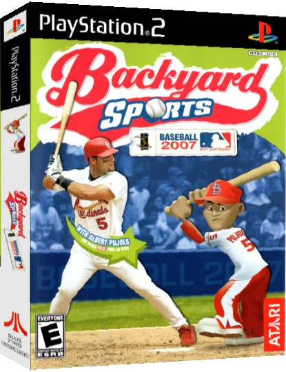 Backyard Sports Baseball 2007 — box-3D (US)