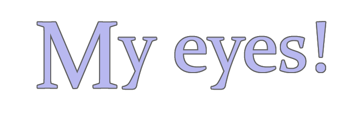 My Eyes! — wheel (WOR)