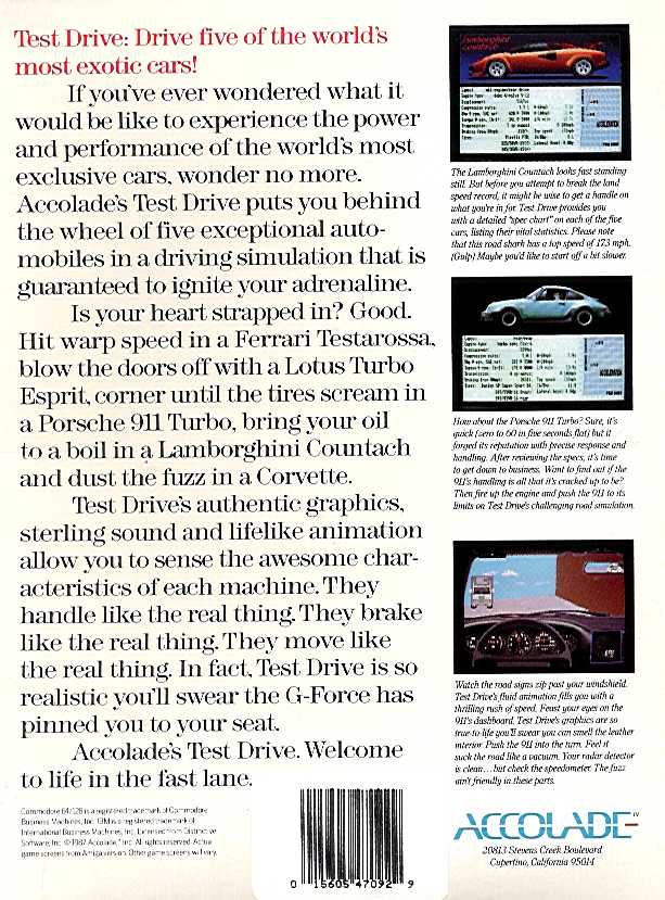 Test Drive — box-2D-back (US)