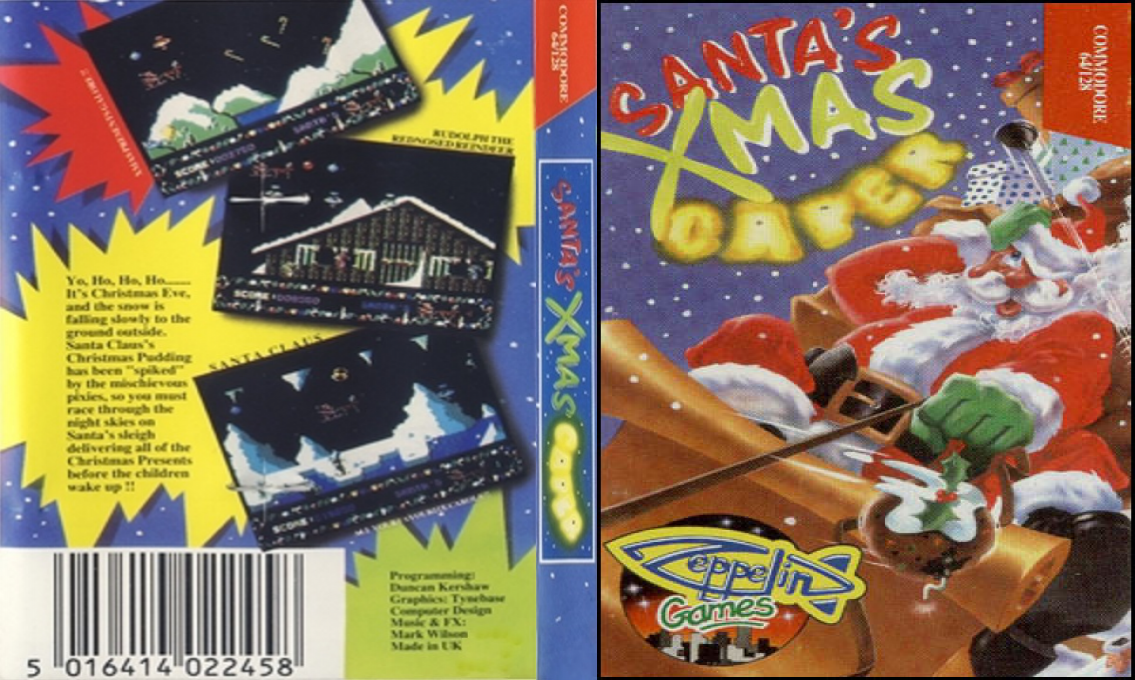 Santa's Xmas Caper / Santa's Christmas Capers — box-texture (EU)