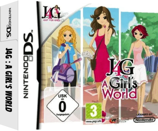 J4G - A Girl's World — box-3D (EU)