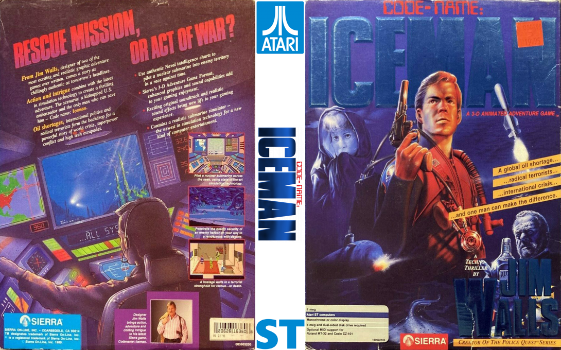 Code-Name - Iceman — box-texture (US)