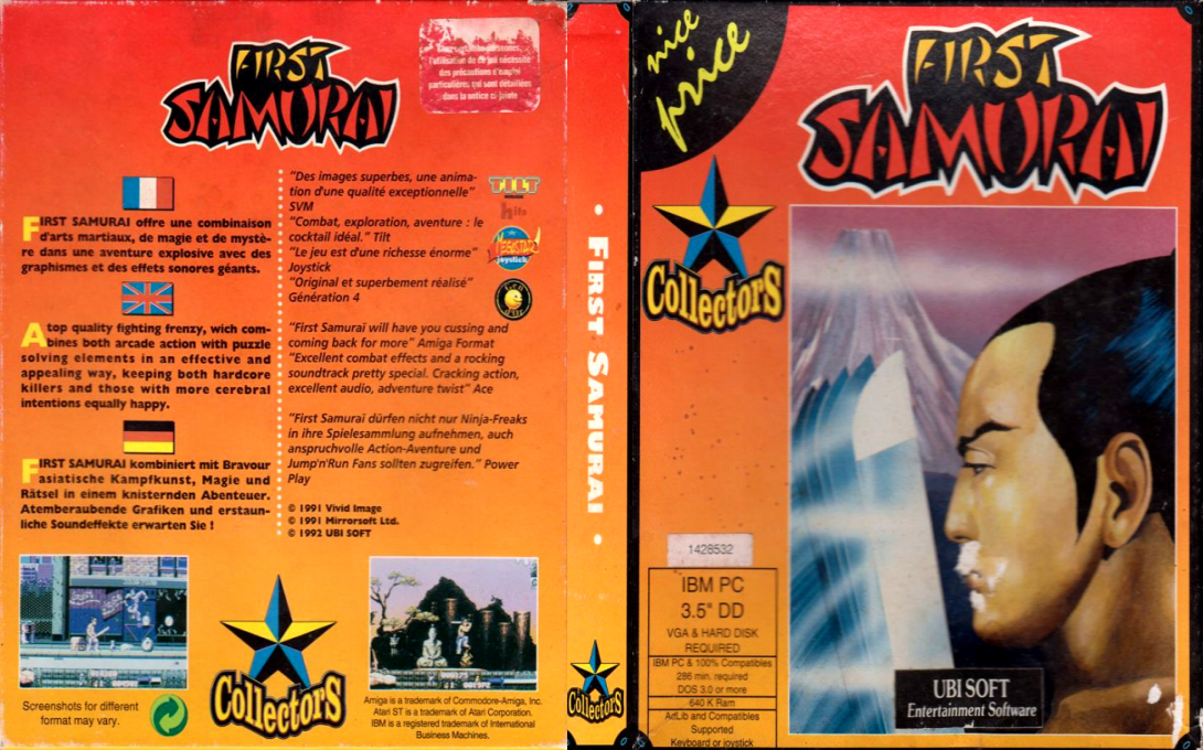 First Samurai — box-texture (EU)