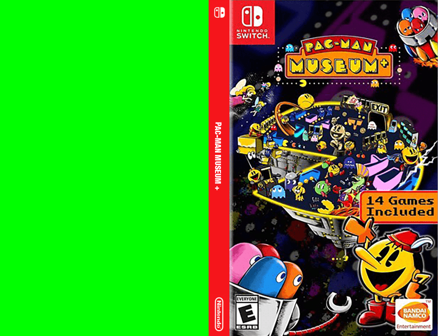 PAC-MAN Museum + — box-texture (US)
