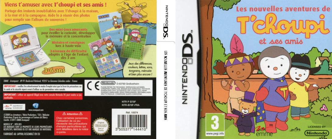 Nouvelles Aventures de T'choupi et Ses Amis, Les — box-texture (FR)