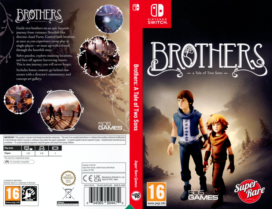Brothers - A Tale of Two Sons — box-texture (EU)