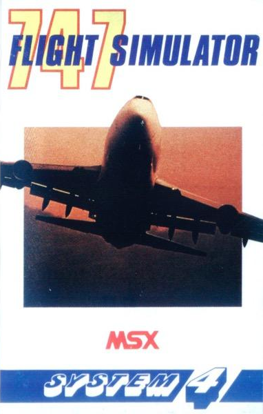 747 400b Flight Simulator box art