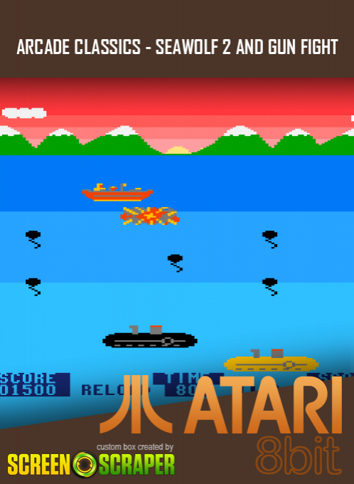 Arcade Classics - Seawolf 2 And Gun Fight — box-2D (SS)