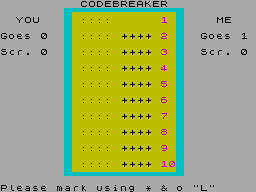Code Setter - Code Breaker — ss (WOR)