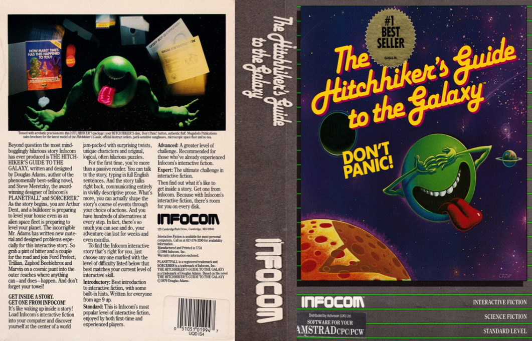 Hitchhiker's Guide To The Galaxy, The — box-texture (EU)