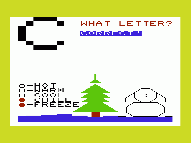 Snowman Alphabet — ss (WOR)