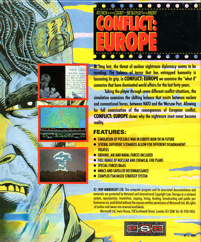 Conflict - Europe — box-2D-back (EU)
