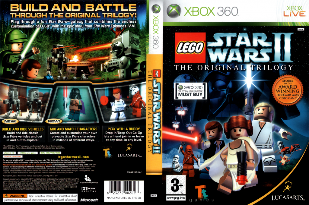 LEGO Star Wars II - The Original Trilogy — box-texture (EU)