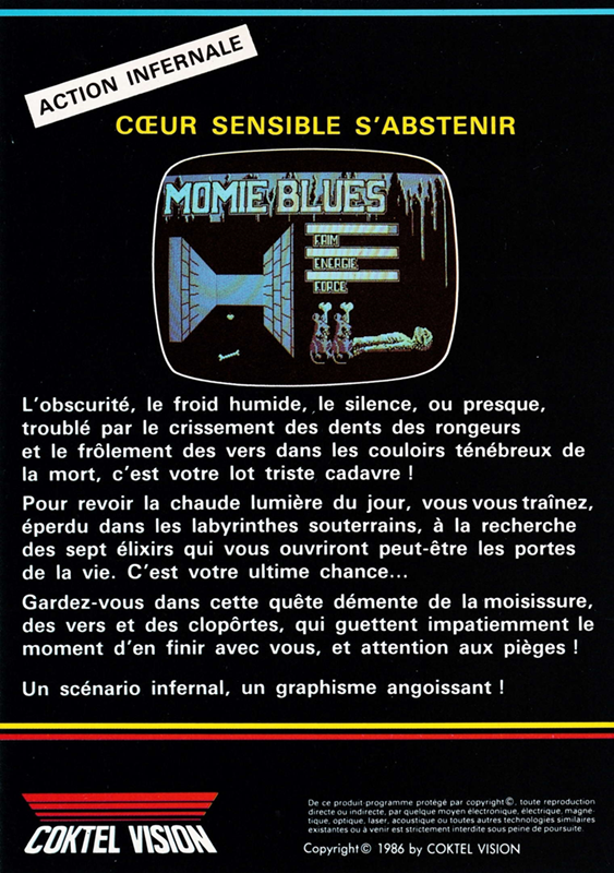 Momie Blues — box-2D-back (FR)