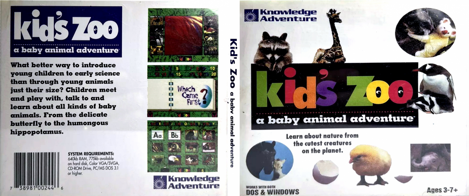 Kid's Zoo - A Baby Animal Adventure — box-texture (CUS)
