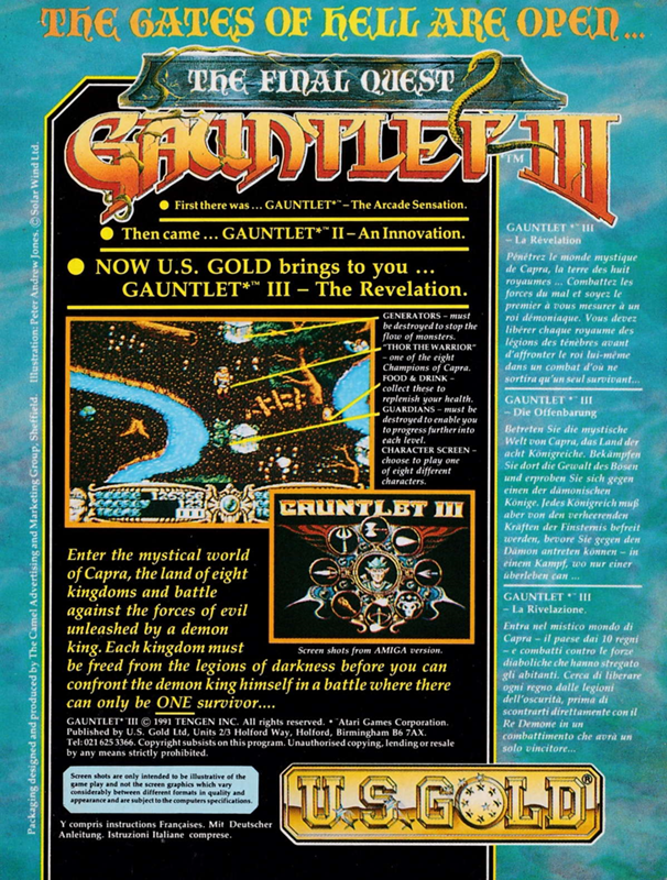 Gauntlet 3 - The Final Quest — box-2D-back (EU)