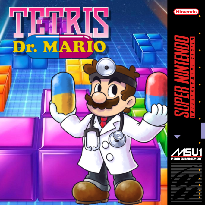 Tetris & Dr. Mario box art