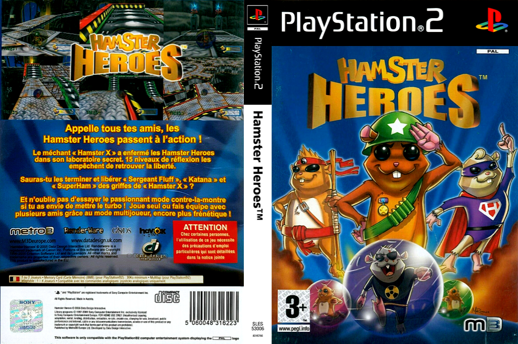 Hamster Heroes — box-texture (FR)