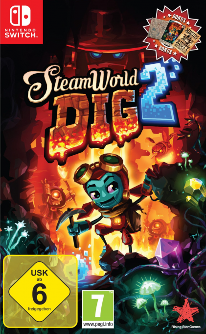 Steamworld Dig 2 — box-2D (DE)