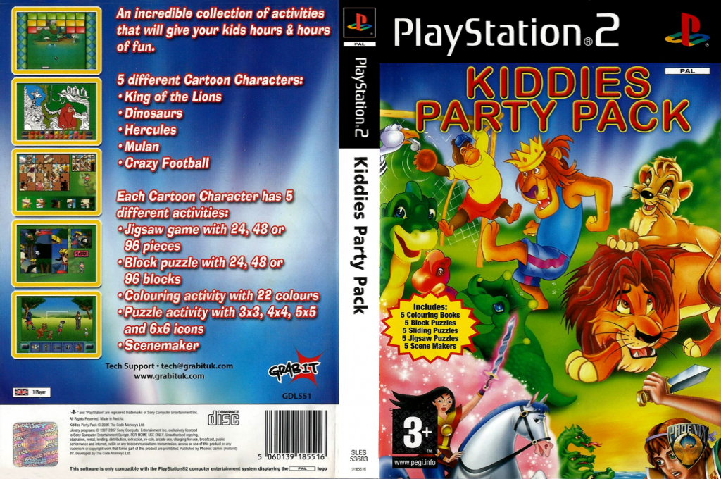 Kiddies Party Pack — box-texture (EU)