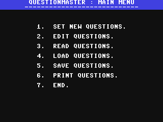 Blockbusters : Questionmaster — ss (WOR)